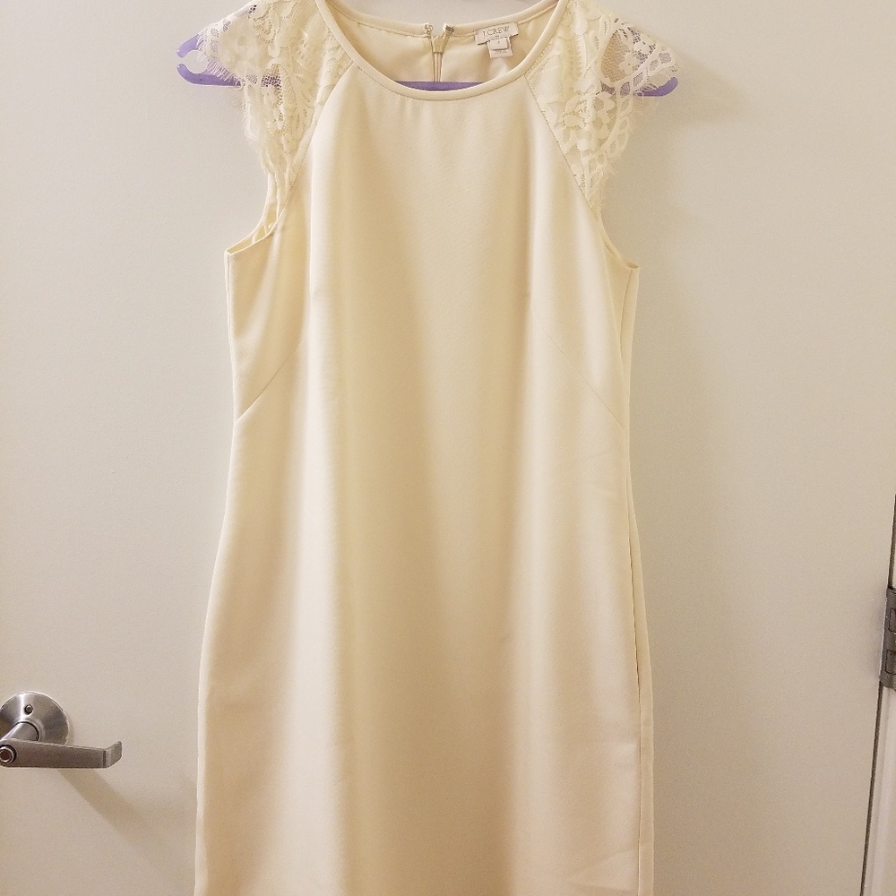 J. Crew Size 2 Cream Dress